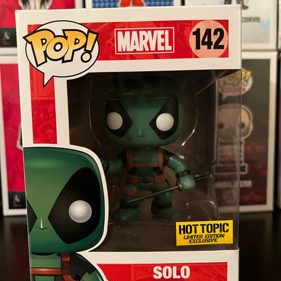 Deadpool Solo Hot Topic Exclusive Funko Pop #142